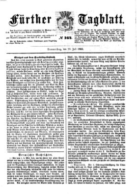 Fürther Tagblatt Donnerstag 10. Juli 1862