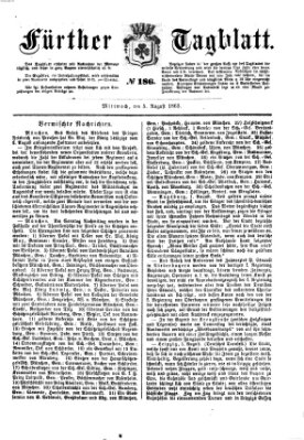 Fürther Tagblatt Mittwoch 5. August 1863