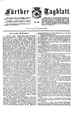 Fürther Tagblatt Sonntag 10. Januar 1864