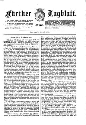 Fürther Tagblatt Freitag 15. Juli 1864