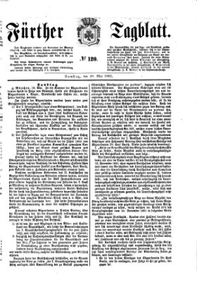 Fürther Tagblatt Samstag 20. Mai 1865
