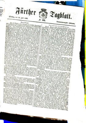 Fürther Tagblatt Dienstag 10. Juli 1866