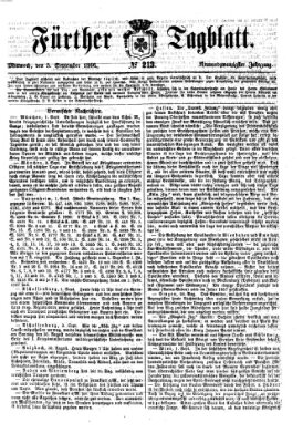 Fürther Tagblatt Mittwoch 5. September 1866