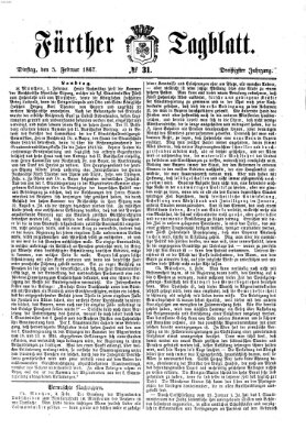 Fürther Tagblatt Dienstag 5. Februar 1867