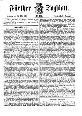 Fürther Tagblatt Sonntag 24. Mai 1868