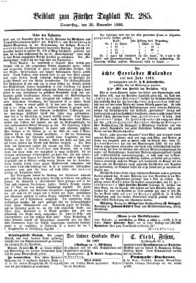Fürther Tagblatt Donnerstag 26. November 1868