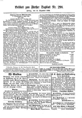 Fürther Tagblatt Freitag 11. Dezember 1868