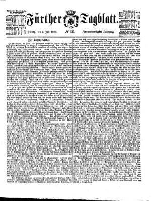 Fürther Tagblatt Freitag 2. Juli 1869