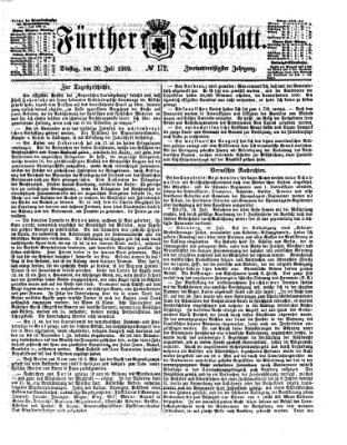 Fürther Tagblatt Dienstag 20. Juli 1869