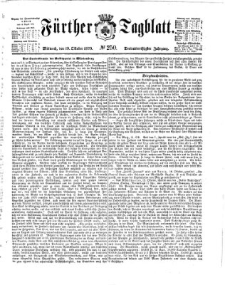 Fürther Tagblatt Mittwoch 19. Oktober 1870