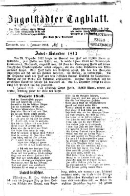 Ingolstädter Tagblatt Donnerstag 1. Januar 1863