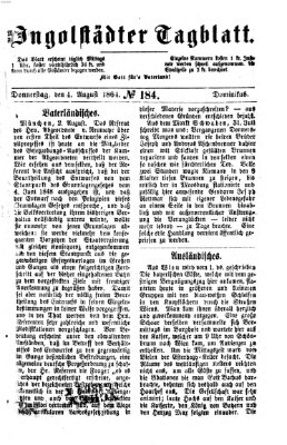 Ingolstädter Tagblatt Donnerstag 4. August 1864