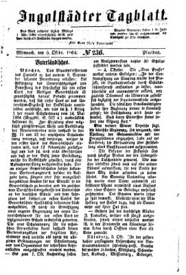 Ingolstädter Tagblatt Mittwoch 5. Oktober 1864