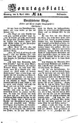 Ingolstädter Tagblatt Sonntag 3. April 1864