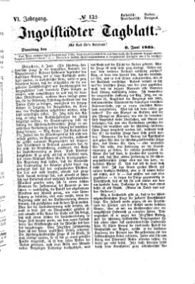 Ingolstädter Tagblatt Dienstag 6. Juni 1865