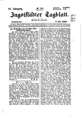 Ingolstädter Tagblatt Dienstag 4. Juli 1865