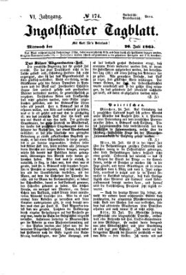 Ingolstädter Tagblatt Mittwoch 26. Juli 1865
