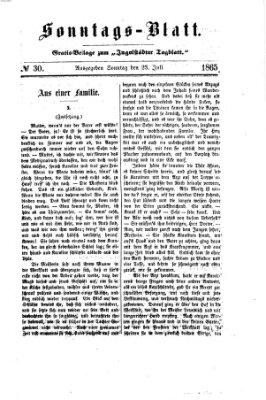 Ingolstädter Tagblatt Sonntag 23. Juli 1865