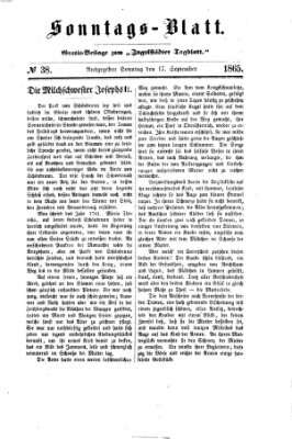 Ingolstädter Tagblatt Sonntag 17. September 1865