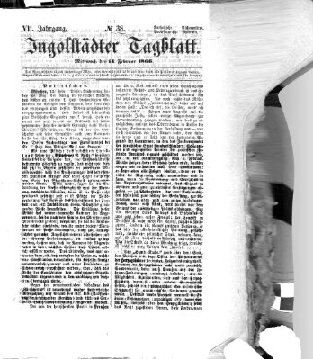 Ingolstädter Tagblatt Mittwoch 14. Februar 1866