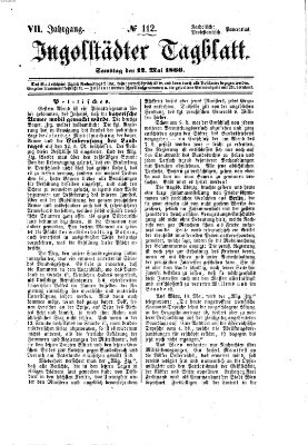 Ingolstädter Tagblatt Samstag 12. Mai 1866