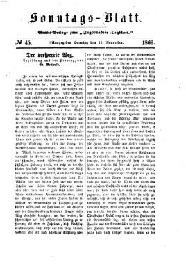Ingolstädter Tagblatt Sonntag 11. November 1866