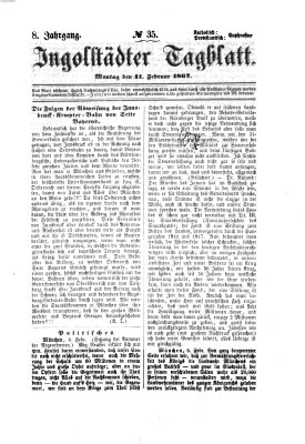 Ingolstädter Tagblatt Montag 11. Februar 1867