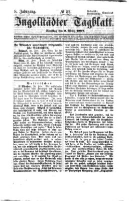 Ingolstädter Tagblatt Samstag 2. März 1867