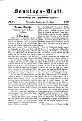 Ingolstädter Tagblatt Sonntag 17. März 1867