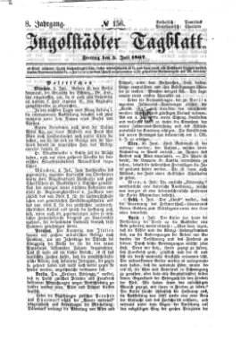 Ingolstädter Tagblatt Freitag 5. Juli 1867