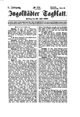 Ingolstädter Tagblatt Freitag 26. Juli 1867