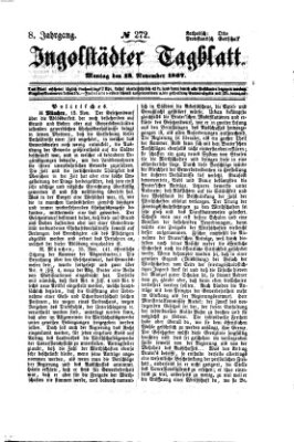 Ingolstädter Tagblatt Montag 18. November 1867