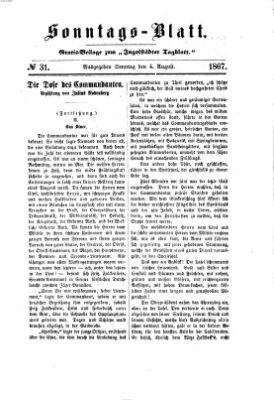 Ingolstädter Tagblatt Sonntag 4. August 1867