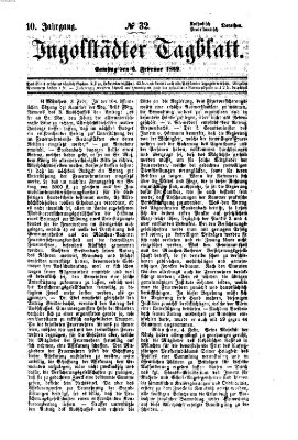 Ingolstädter Tagblatt Samstag 6. Februar 1869