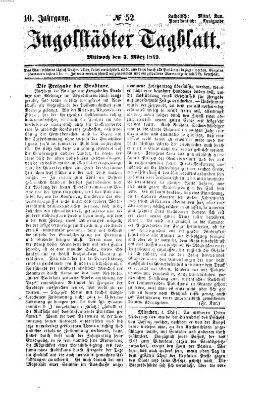 Ingolstädter Tagblatt Mittwoch 3. März 1869