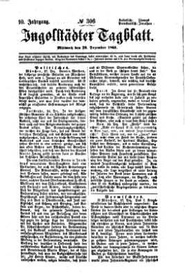 Ingolstädter Tagblatt Mittwoch 29. Dezember 1869