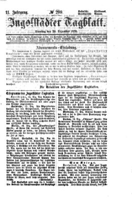 Ingolstädter Tagblatt Dienstag 20. Dezember 1870