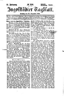 Ingolstädter Tagblatt Samstag 31. Dezember 1870