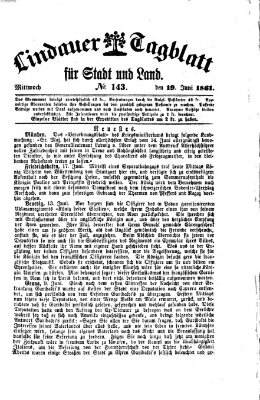 Lindauer Tagblatt für Stadt und Land Mittwoch 19. Juni 1861