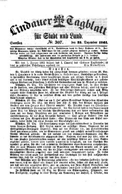 Lindauer Tagblatt für Stadt und Land Samstag 28. Dezember 1861