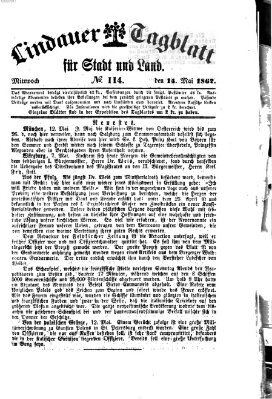 Lindauer Tagblatt für Stadt und Land Mittwoch 14. Mai 1862
