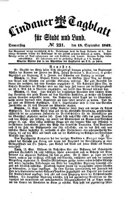 Lindauer Tagblatt für Stadt und Land Donnerstag 18. September 1862