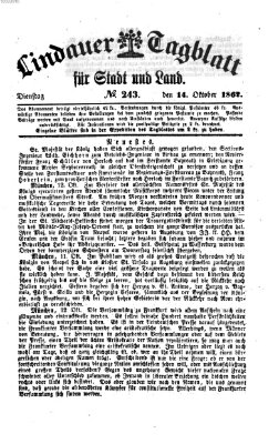 Lindauer Tagblatt für Stadt und Land Dienstag 14. Oktober 1862