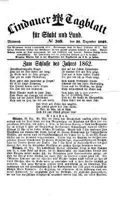 Lindauer Tagblatt für Stadt und Land Mittwoch 31. Dezember 1862