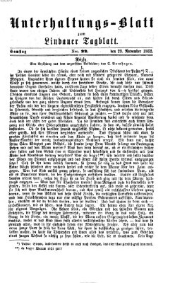 Lindauer Tagblatt für Stadt und Land Samstag 29. November 1862