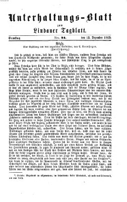 Lindauer Tagblatt für Stadt und Land Samstag 13. Dezember 1862