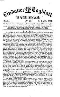 Lindauer Tagblatt für Stadt und Land Samstag 7. März 1863