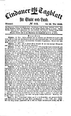 Lindauer Tagblatt für Stadt und Land Mittwoch 13. Mai 1863