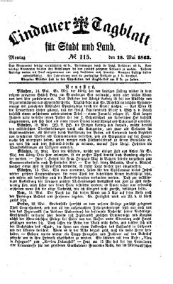 Lindauer Tagblatt für Stadt und Land Montag 18. Mai 1863