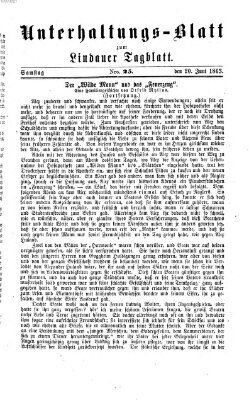 Lindauer Tagblatt für Stadt und Land Samstag 20. Juni 1863